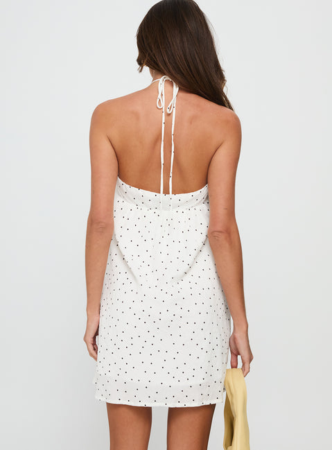 polka dot dress princess polly Moonlit Mini Dress White Polka