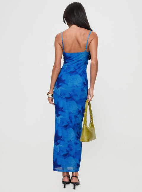 Hathaway Maxi Dress | Blue Floral | Womens