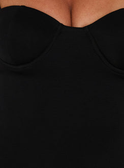Anataza Underwire Mini Dress Black