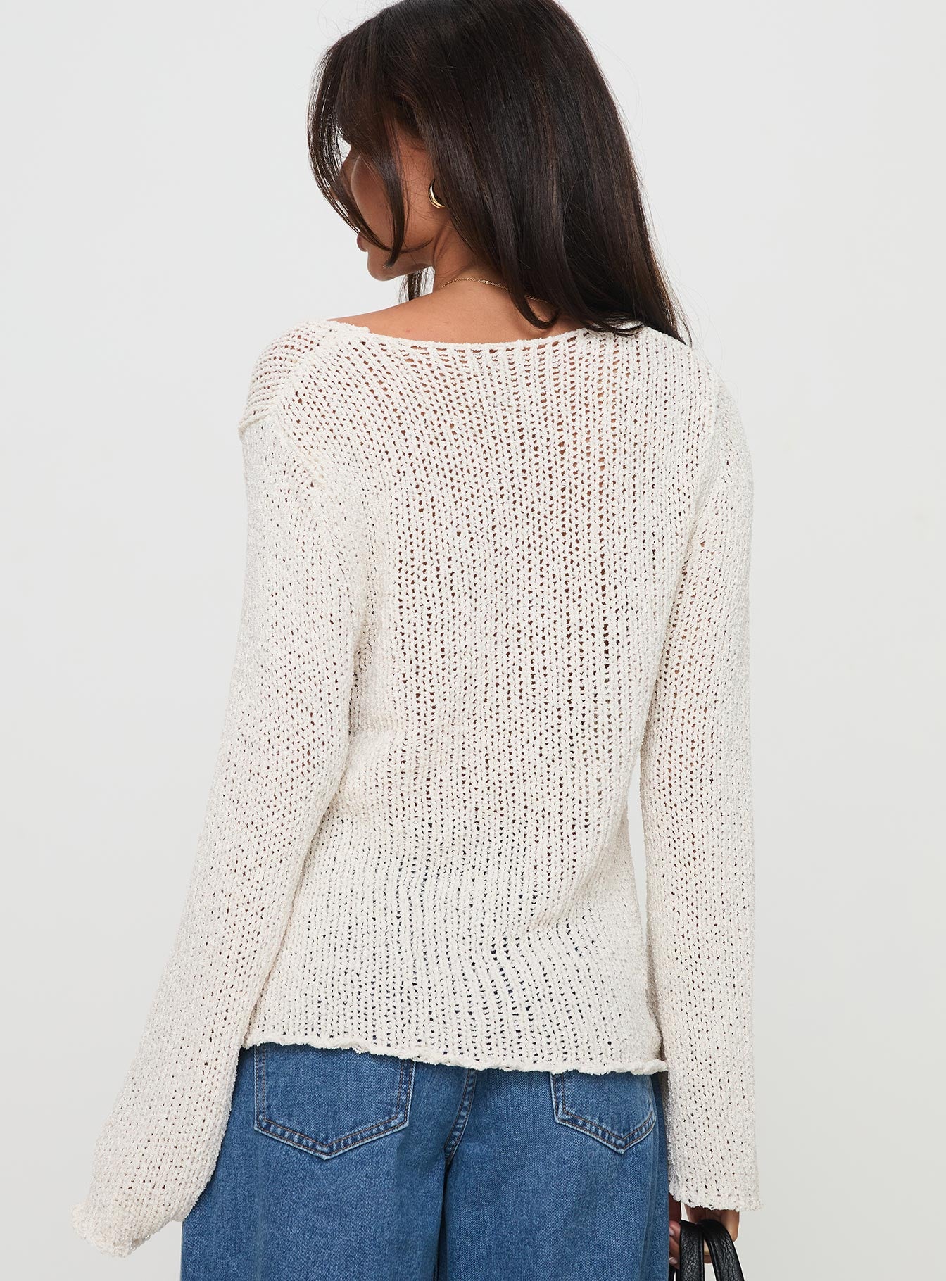 Swain Knit Cardigan Cream | Princess Polly