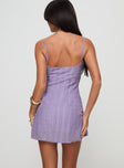 Melrose Nights Mini Dress Lilac