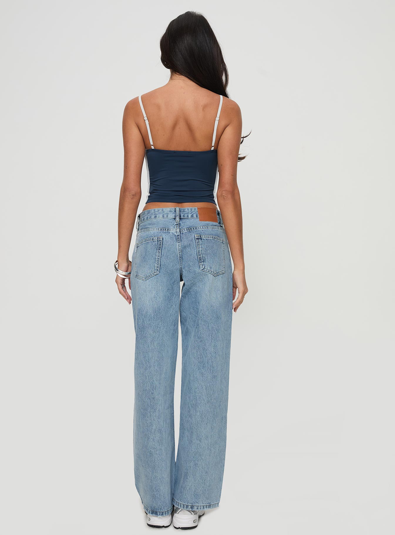 Classiques Entier Jean Femme Coupe Bootcut - Taille 10 - Dark Wash - Occasion TB