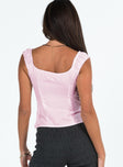 Top Cap sleeve Ruched bust Tie detail Hook and eye fastening at front Invisible zip fastening at side