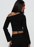 Sina Off The Shoulder Top Black