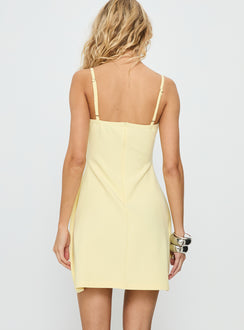 Skarlette Mini Dress Yellow