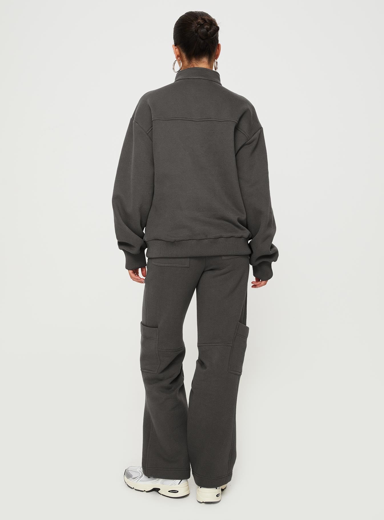 product Princess Polly High Waisted Pants High Waisted Pants High Waisted Pants High Waisted Pants  Derek Track Pants Grey