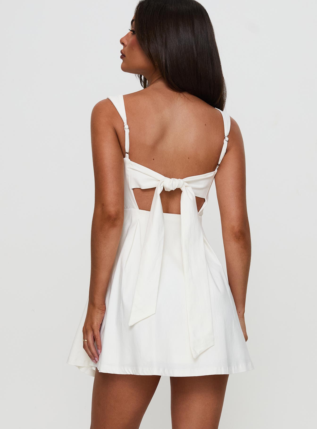 Xanthus Mini Dress White | Princess Polly Xanthus Mini Dress White | Princess Polly