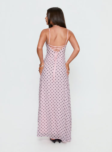 knee length dresses for ladies Georgia Midi Dress Pink Floral
