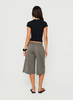 Nikko Longline Fleece Shorts Charcoal