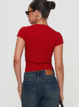 Suzu Top Red