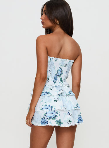 Blue and White Dresses Blue and White Dresses
