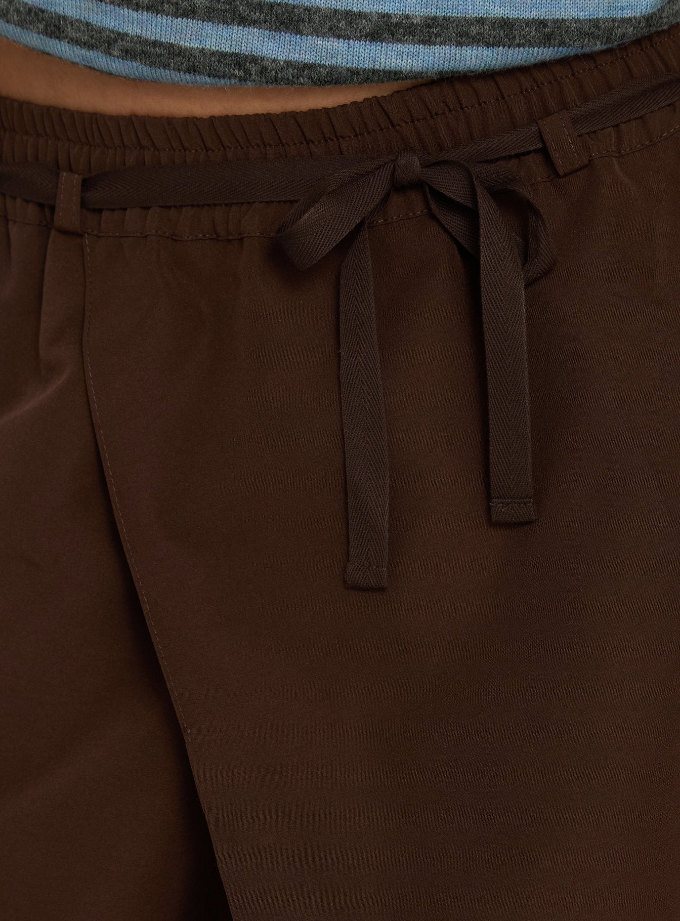 Signora Elasticated Waist Pants Chocolate