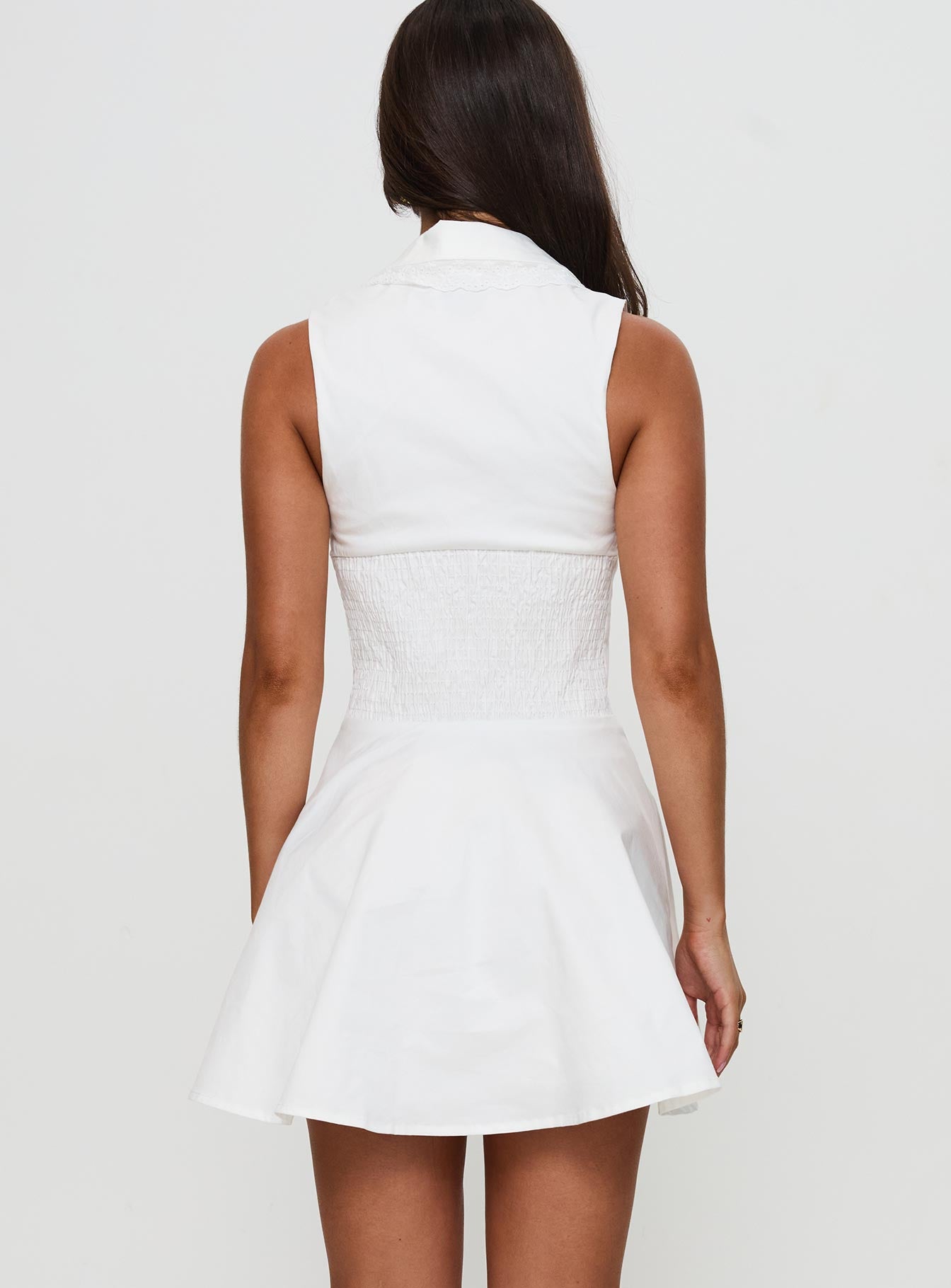 knee length dresses for ladies Hannah Structured Mini Dress | White | Graduation knee length dresses for ladies Hannah Structured Mini Dress | White | Graduation