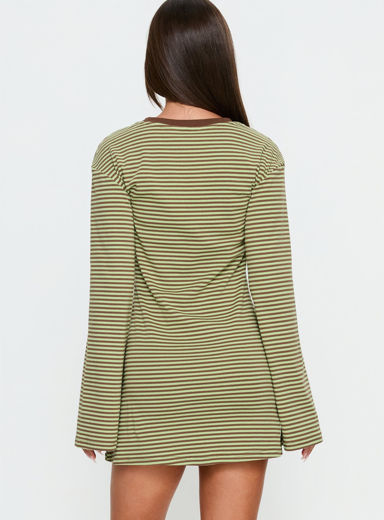 princess polly green striped dress Solola Strapless Maxi Dress | Green Stripe | Womens