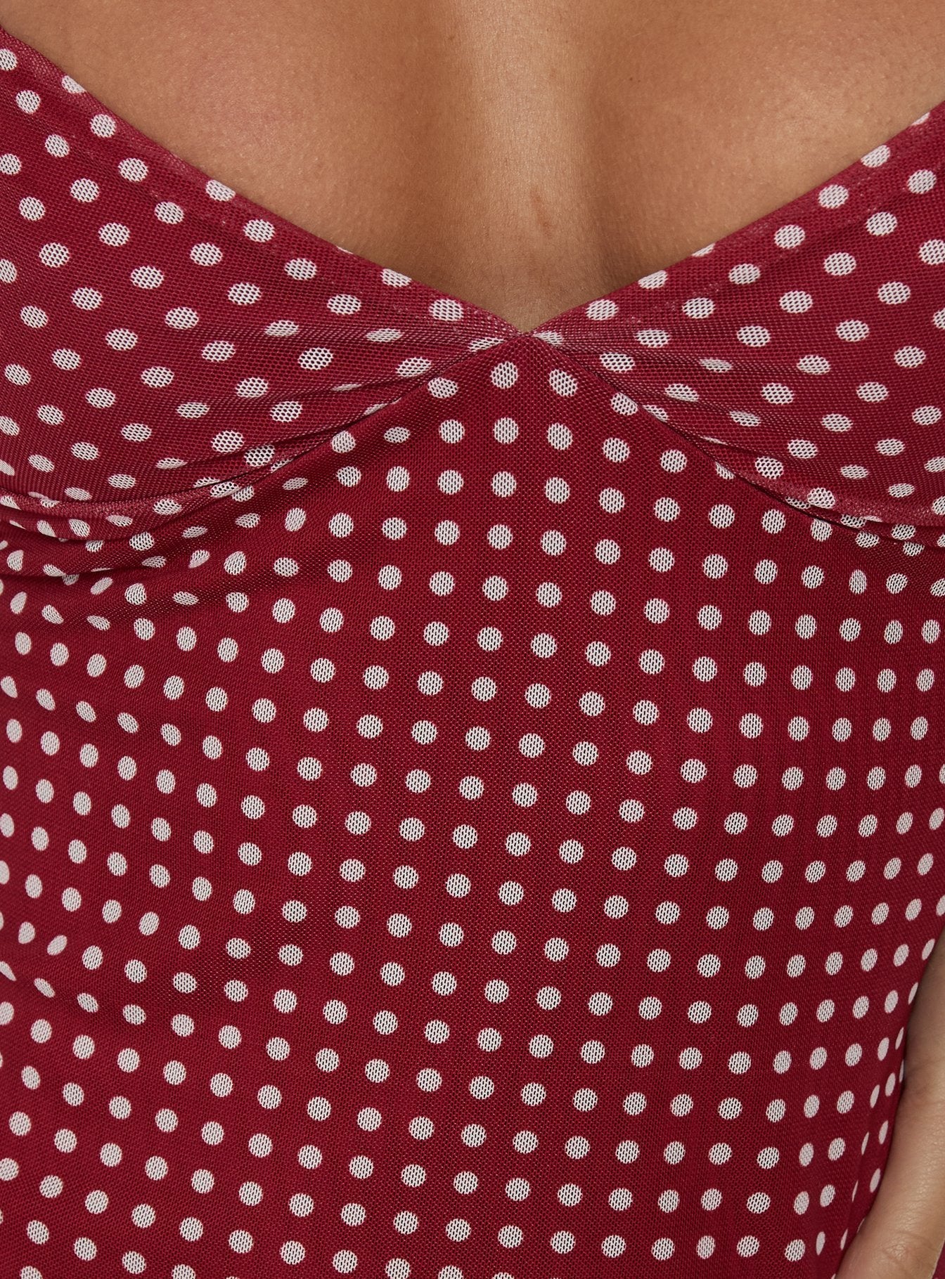 Milliano Cami Top Red Polka Dot
