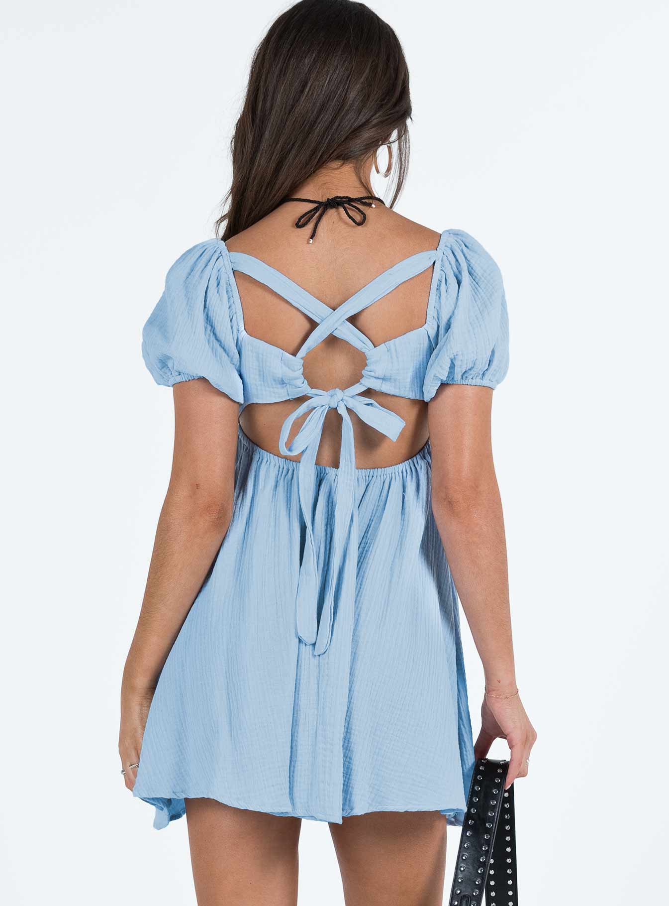 danza mini dress blue danza mini dress blue Let's Dance Mini Dress Blue Floral