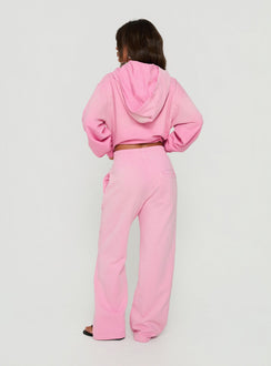 AT Fleece Baggy Sweatpant Washed Pink