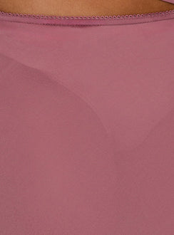 Vianna Sheer Midi Skirt Pink