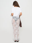 Lombardio Lace Maxi Skirt White