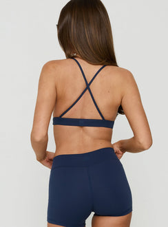 Aerial Active Crossback Bralette Navy