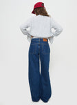 Shima Low Rise Slouch Jeans Mid Wash