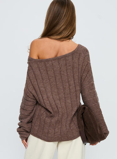 Main Thing Knit Sweater Mocha
