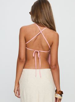 Aleris Backless Top Pink
