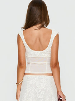 Quani Lace Top Cream
