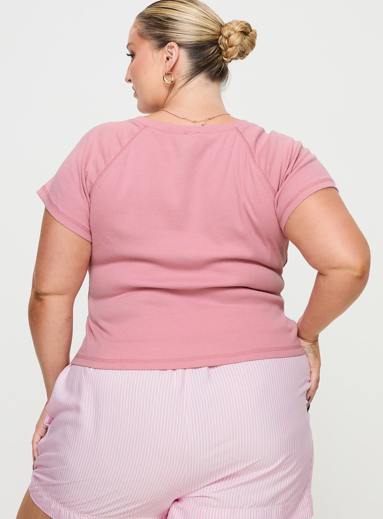 Pink Graphic print tee