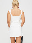 Zamie Mini Dress White