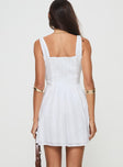 Lorinda Mini Dress White