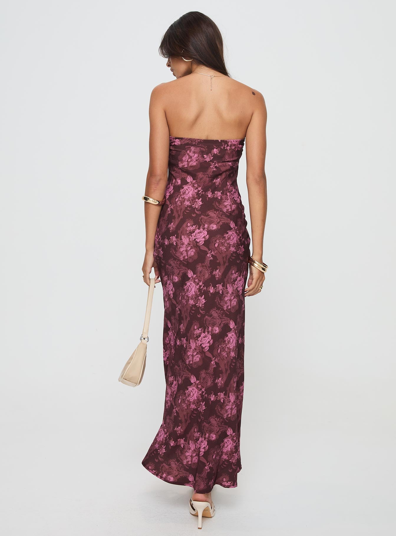 princess polly abeila dress Abeila Strapless Maxi Dress Pink