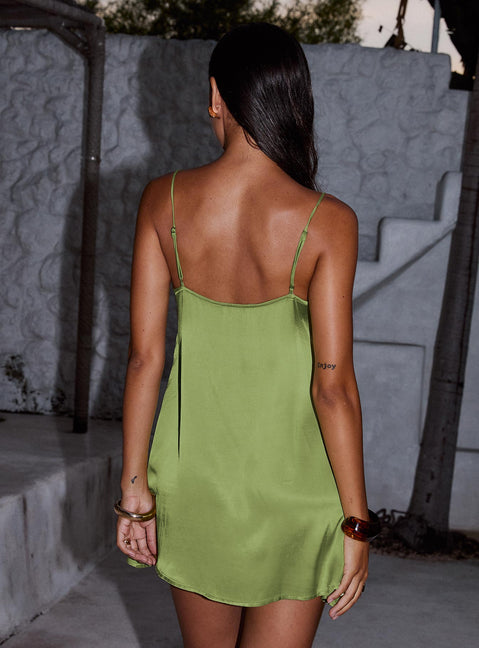 Apple Cider Mini Dress Green | Princess Polly Apple Cider Mini Dress Green | Princess Polly
