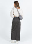 Devine Cargo Maxi Skirt Slate