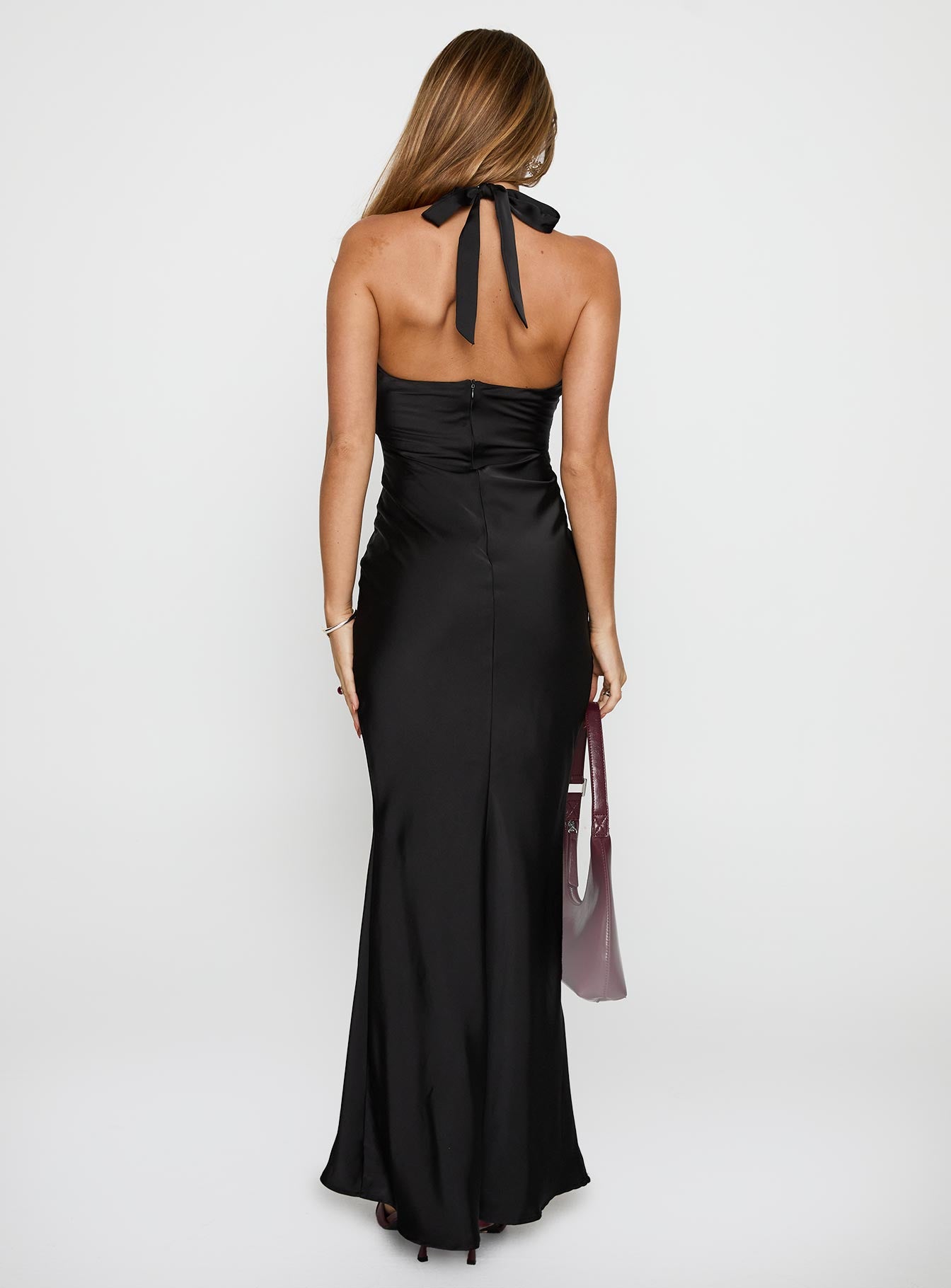 princess polly halter maxi dress Gloriana Halter Maxi Dress Black