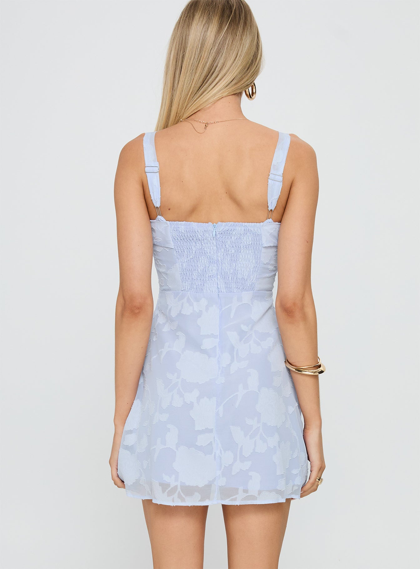 Cerise Mini Dress Lilac Burnout