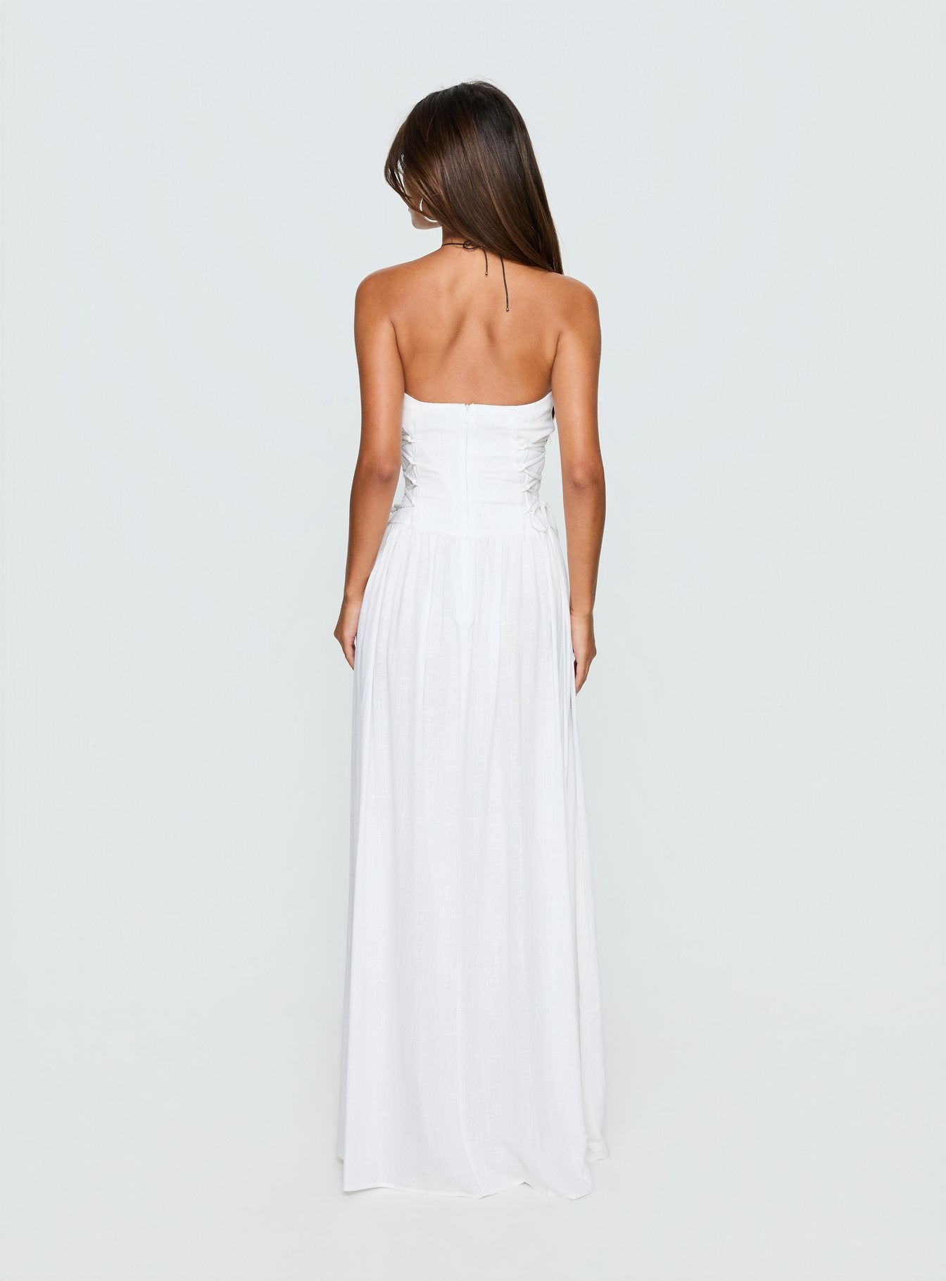 princess polly white dress Just Promise Diamante Detail Mini Dress White