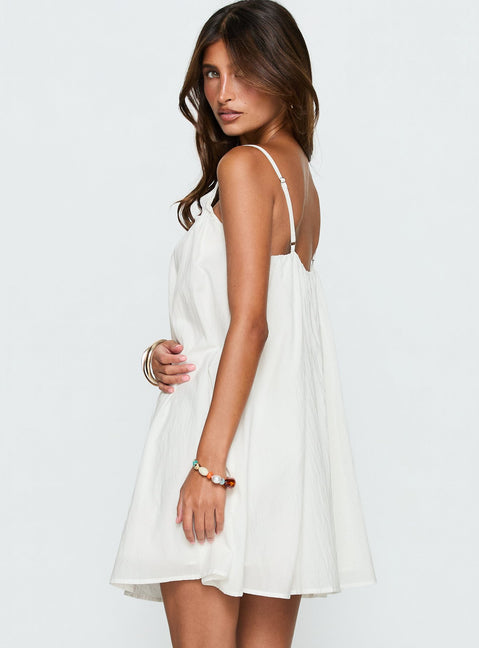 princess polly white babydoll dress Daniela Mini Dress White