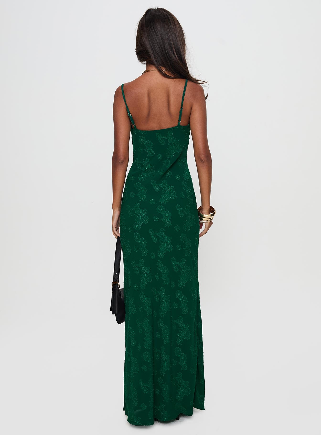 Ginette Maxi Dress Forest Green | Princess Polly Ginette Maxi Dress Forest Green | Princess Polly