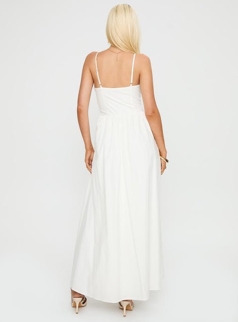 princess polly long white dress You Can Maxi Dress | White | Womens