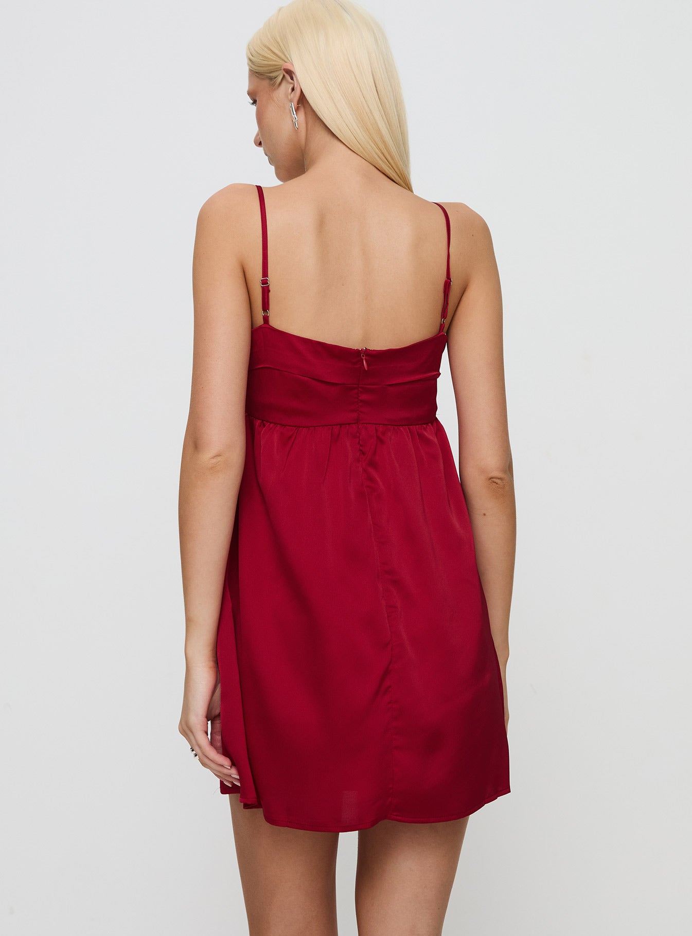 Ortega Mini Dress Red | Princess Polly Ortega Mini Dress Red | Princess Polly