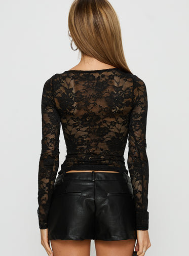 Black Lace Tops
