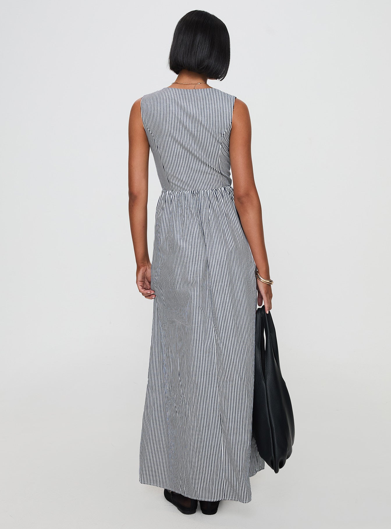 Pokey Maxi Dress Black / White Stripe | Princess Polly Pokey Maxi Dress Black / White Stripe | Princess Polly