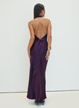 Rosaminta Halter Maxi Dress Plum