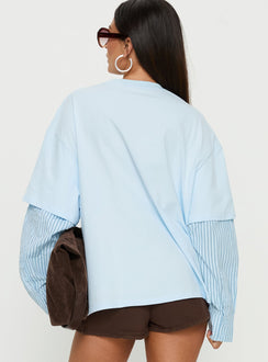 Renelle Layered Long Sleeve Top Multi