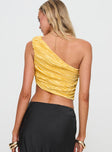 Brinstead One Shoulder Top Yellow