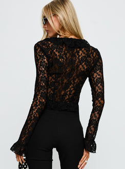 Long Nights Long Sleeve Top Onyx