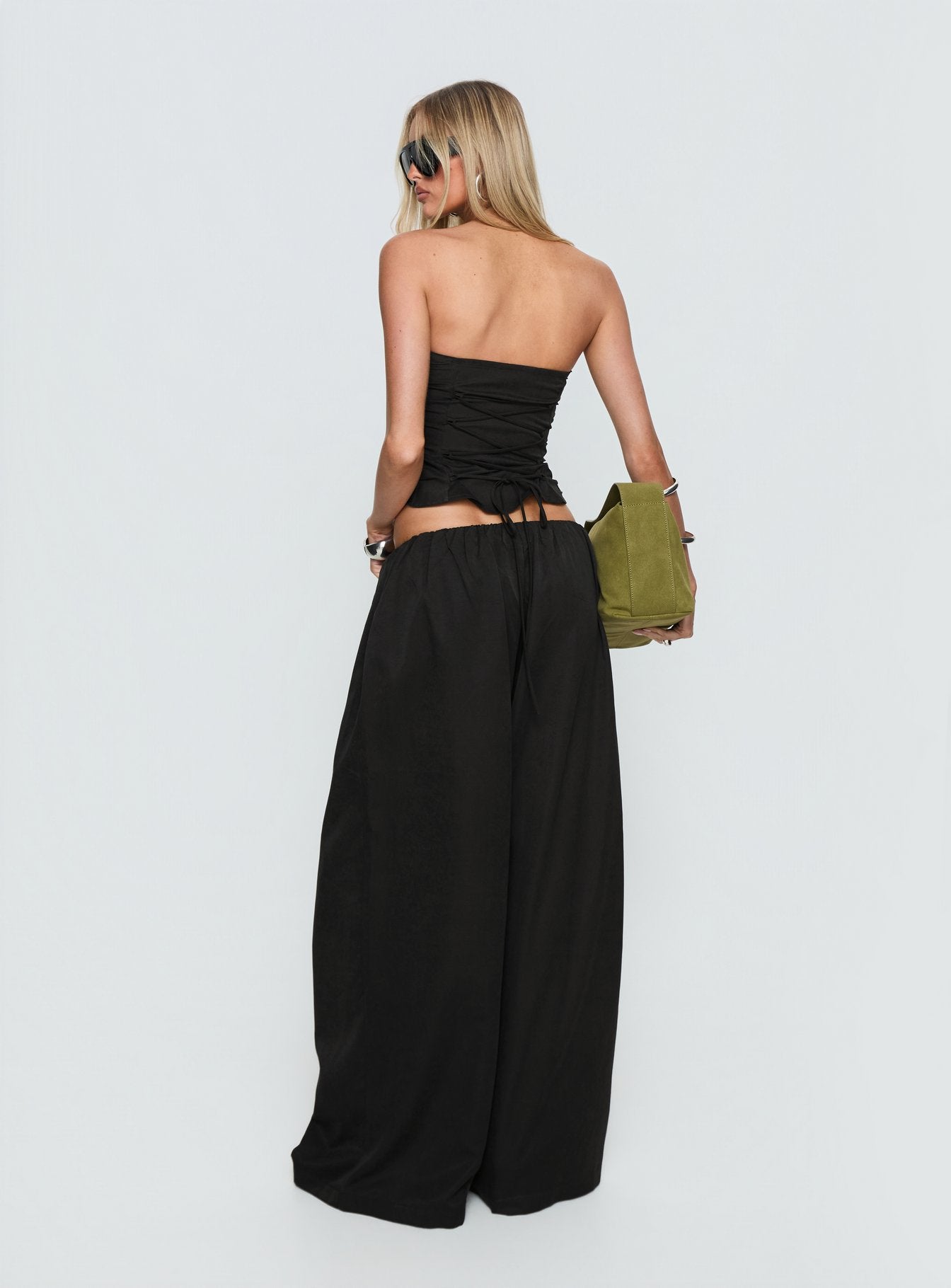 Odara Wide Leg Pants | Black | Womens | Princess Polly Odara Wide Leg Pants | Black | Womens | Princess Polly