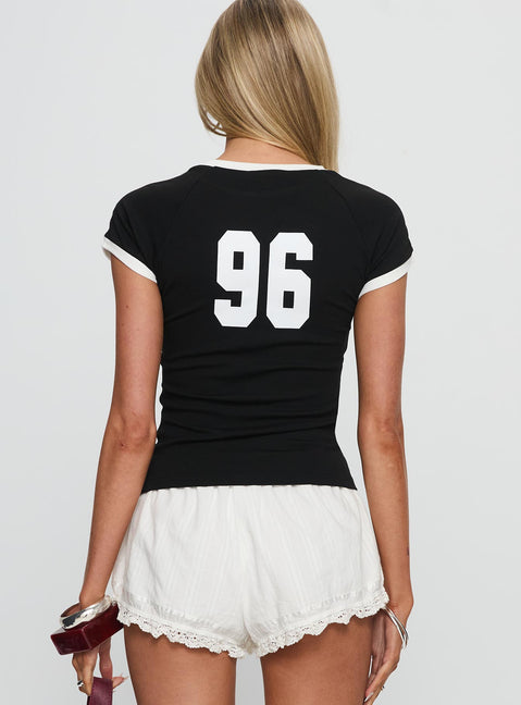 Good Guy Graphic Top Black