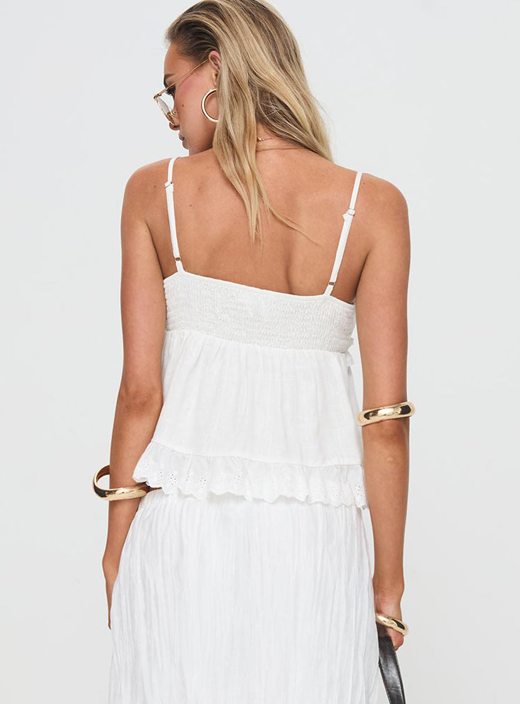 To Ones Liking Top White | Princess Polly